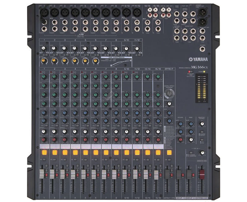 Bàn mixer Yamaha MG166CX thiết kế hiện đại, khả năng xử lý âm thanh vượt trội