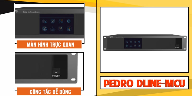 Bộ điều khiển trung tâm PEDRO DLINE-MCU chất liệu bền bỉ, dễ dàng tinh chỉnh