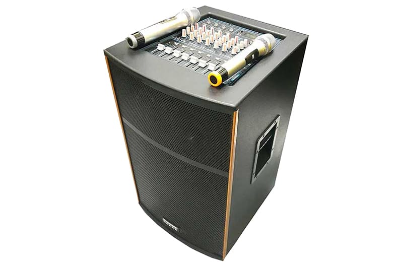 Đối với những dòng loa kéo có mixer thì không cần kết nối thêm mixer bên ngoài Đối với những dòng loa kéo có mixer thì không cần kết nối thêm mixer bên ngoài