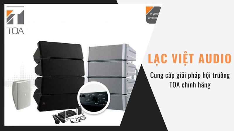 Âm thanh hội trường TOA mini tại Lạc Việt Audio