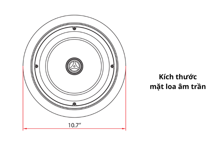 Kích thước mặt loa