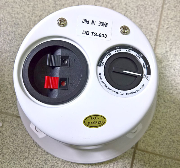 Loa âm trần DB TS603 công suất tùy chỉnh, độ bền cao cùng chất liệu chống cháy cao cấp Loa âm trần DB TS603 công suất tùy chỉnh, độ bền cao cùng chất liệu chống cháy cao cấp