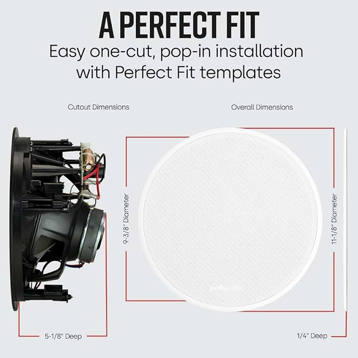 Loa âm trần Polk Audio 80 F/X-RT