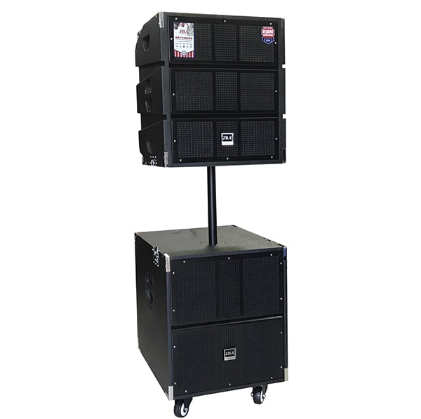 Loa kéo array có thiết kế nhỏ gọn, dễ dàng di chuyển để sử dụng trong những không gian khác nhau