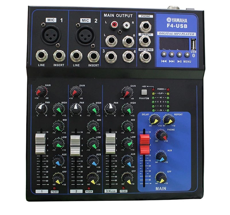 Mixer 2 line chất lượng Yamaha F4: Giá 2.550.000VNĐ