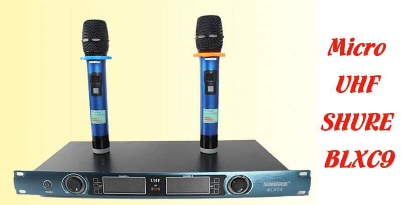Thanh lý Micro không dây karaoke UHF SHURE BLXC9: 1.128.000 VNĐ