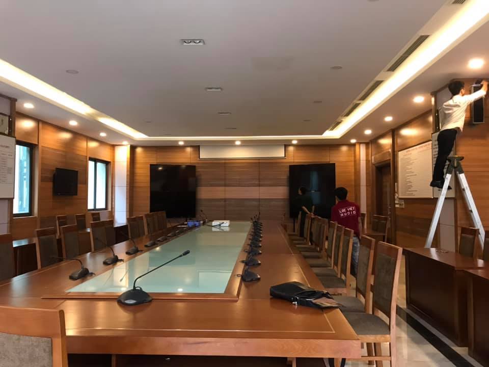 5. Hệ thống âm thanh phòng họp cho học viện Quân sự 5. Hệ thống âm thanh phòng họp cho học viện Quân sự