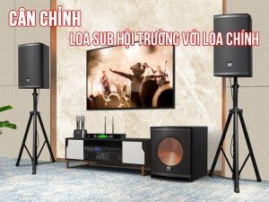 Cách cân chỉnh loa sub hội trường với loa chính (phối pha) cho người mới bắt đầu